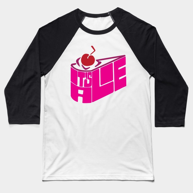 Lie Baseball T-Shirt by d4n13ldesigns